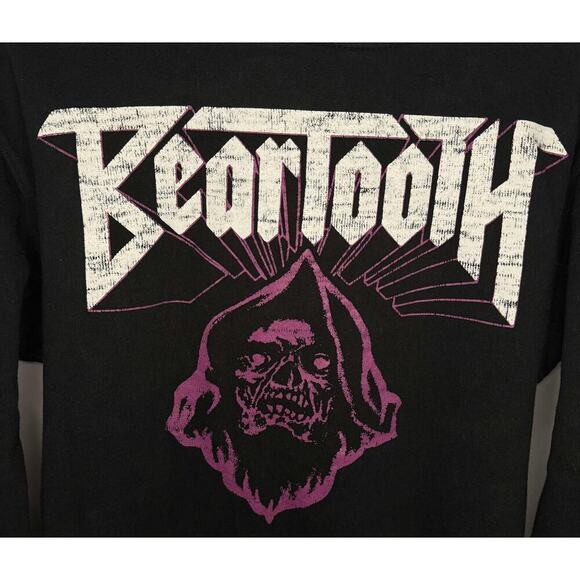 Beartooth Long Sleeve Graphic Print Hoodie Sweatshirts Pullover Black Mens Small - Picture 7 of 7